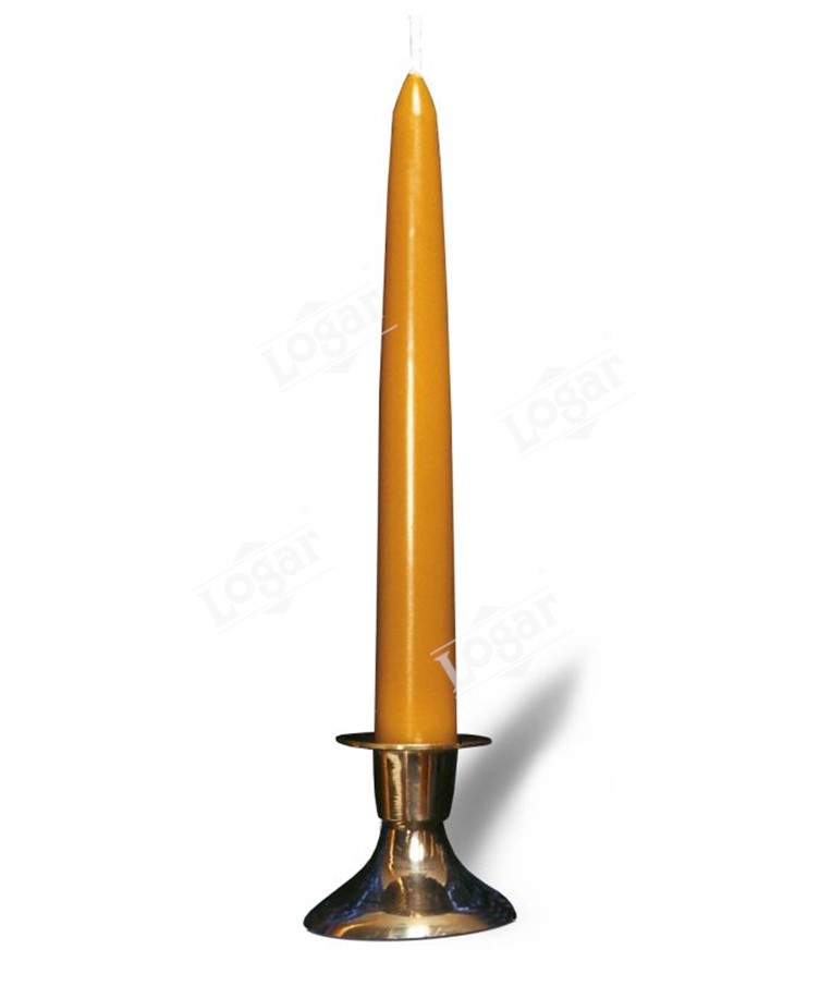 Table candle, cone shaped