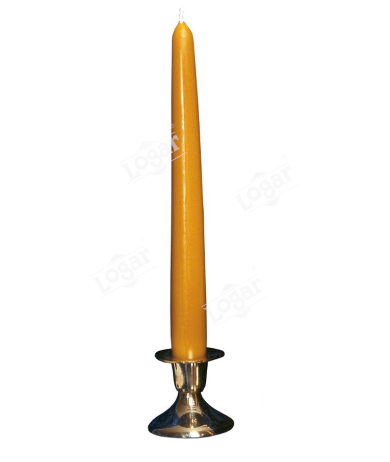 Table candle, cone-shape