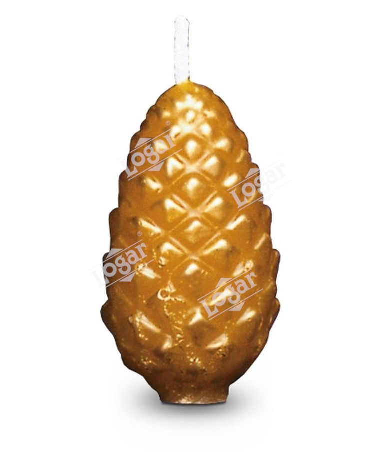 Fir-cone candle