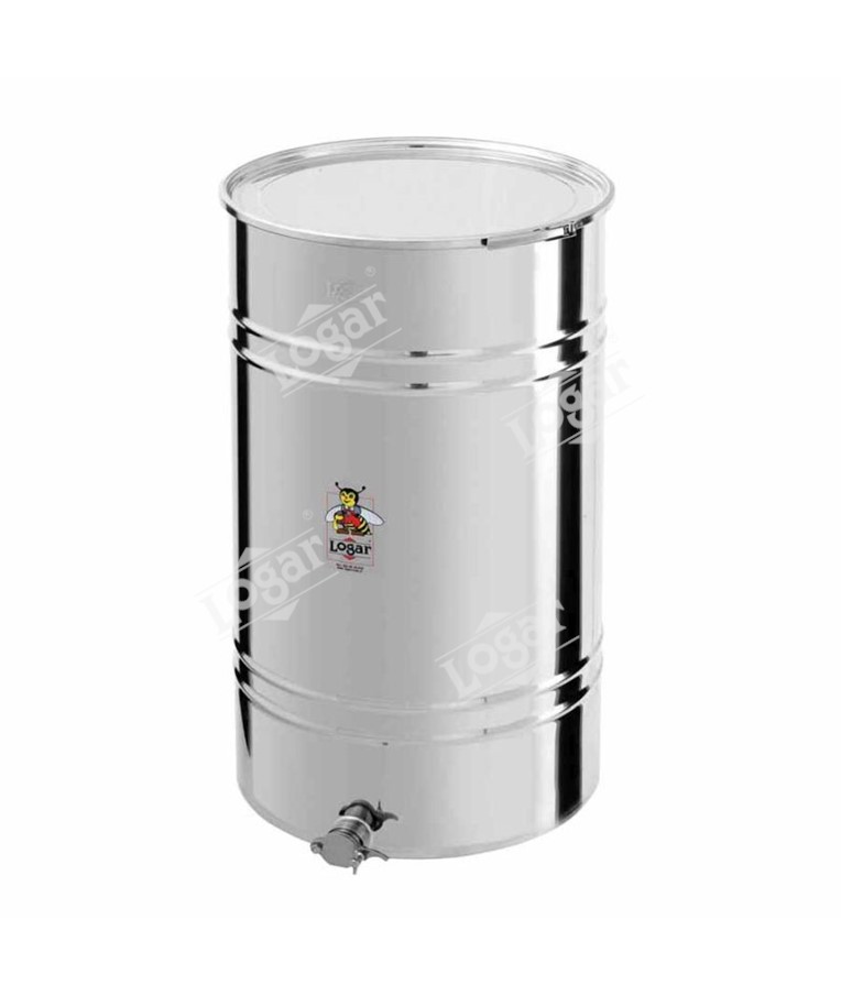 Honey tank 280 kg,airtight lid,stainless steel gate 6/4"