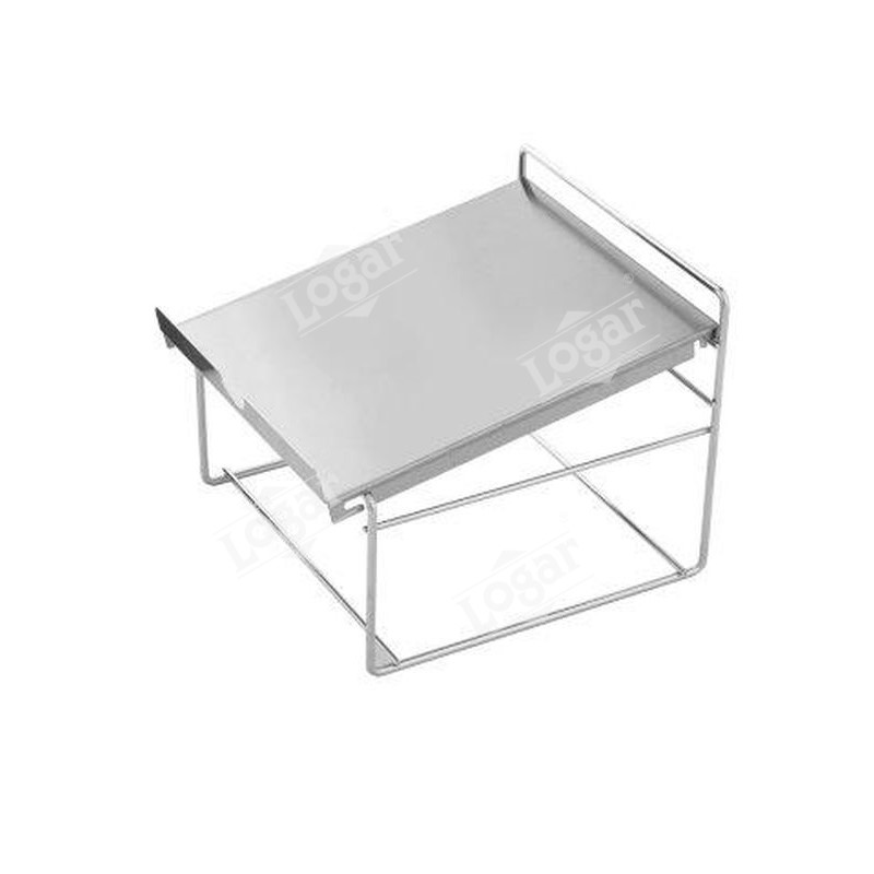 Honey tipper with 3 levels, stainless steel