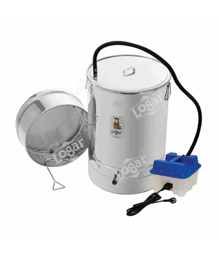 Wax melter 100 l with steam evaporator, stainless steel