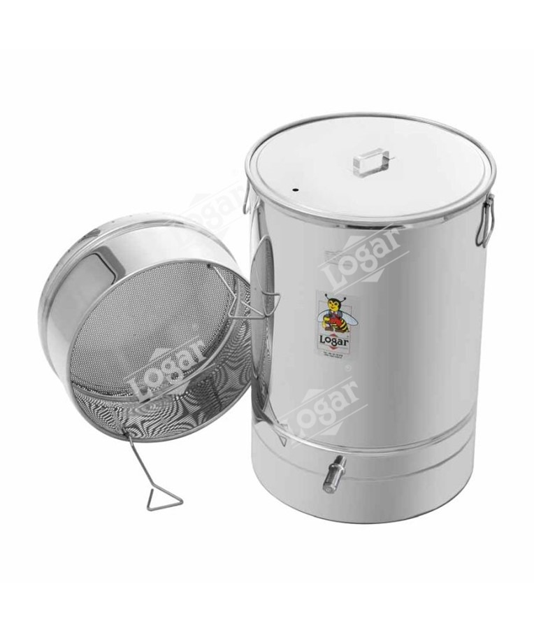 Wax melter 100 l, without steam generator, stainless steel