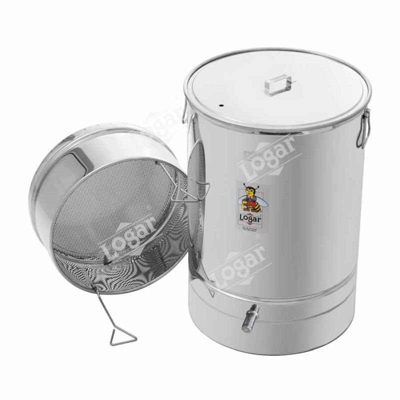 Wax melter 100 l, without steam generator, stainless steel