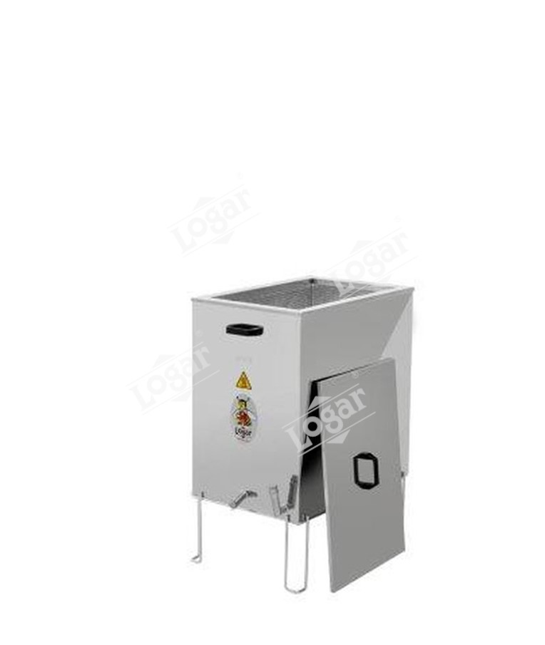 Steam wax melter/disinfection pan, stainless steel, gas