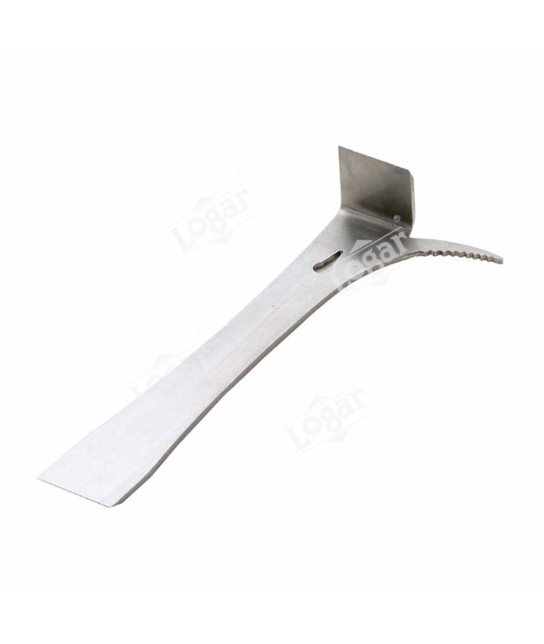 Hive tool with lifter, stainless steel