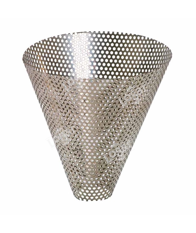 Perforated stainless steel cone fi 32 cm