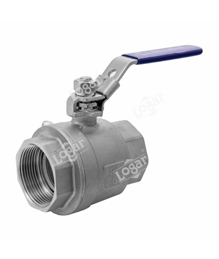 Ball valve 6/4", stainless steel