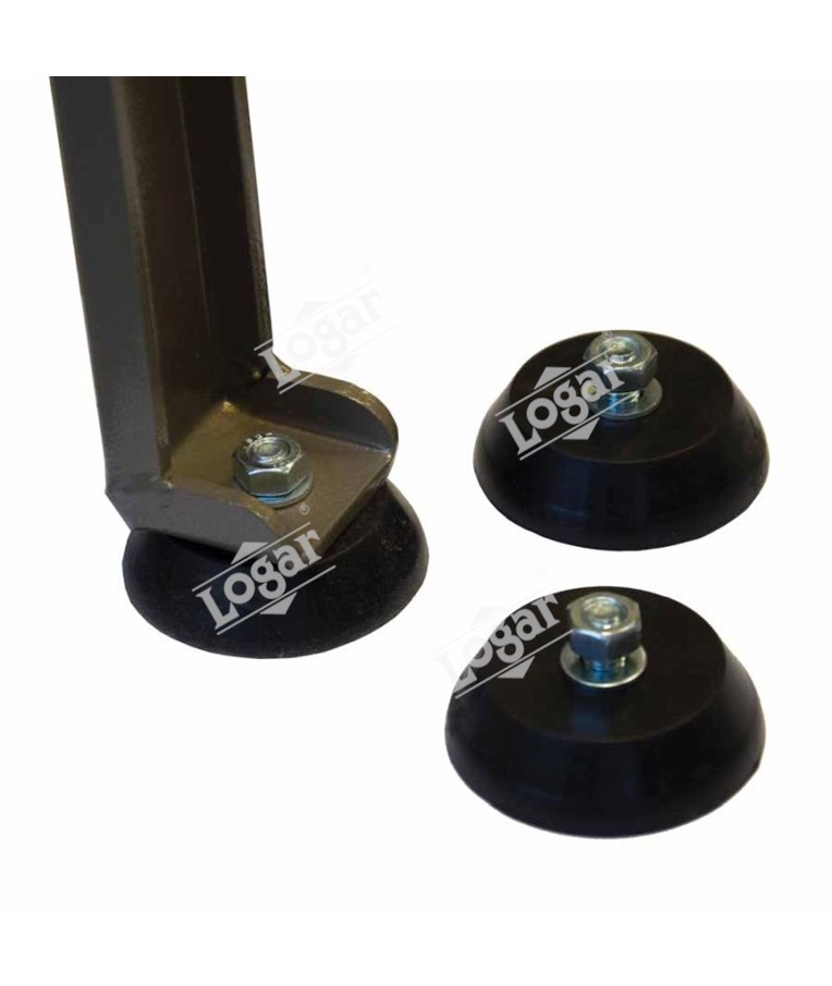 Rubber feet for extractor with screw M8