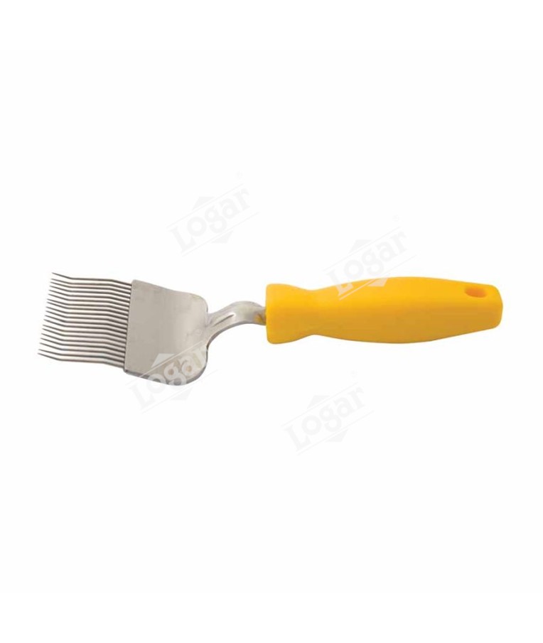 Vidlička na odviečkovanie rámikov PVC rúčka – hrubé zahnuté ihly