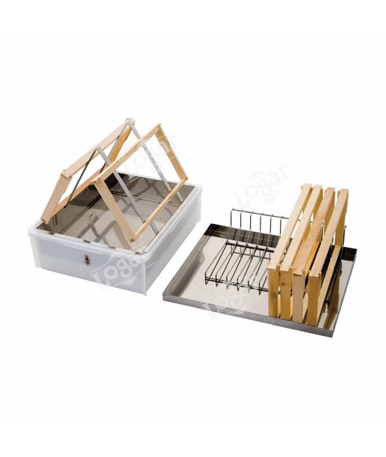 Uncapping tray with lid,uncapping stand and frame holder,2 persons
